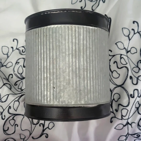 Vintage French Prix D'Honneur Galvanized Metal Bucket Decor - Picture 2 of 5